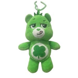 Care Bears Unlock the Magic Good Luck Bear 6" Plush Keychain Clip-On Backpack